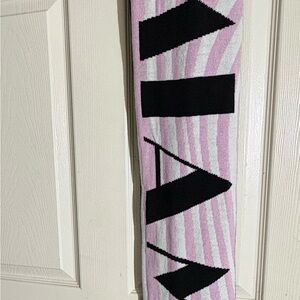 Pink and Black Graphic Messi Scarf